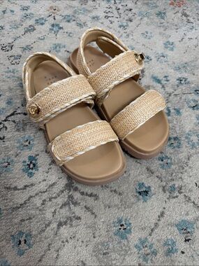 Target womens Tan Braided Strap Sandals